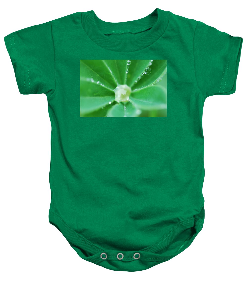 Botanical Baby Onesie featuring the photograph Trapped In A Bubble by Donna Blackhall