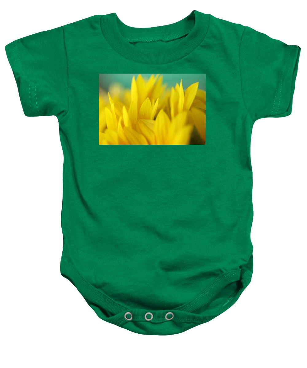Sunflower Baby Onesie featuring the photograph Sunflowers 695 by Michael Fryd