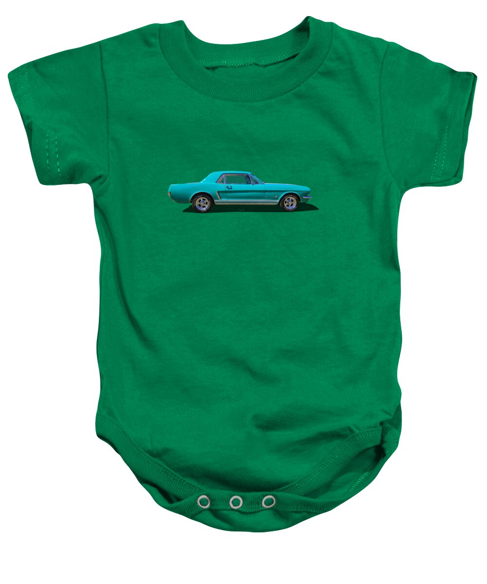 Car Baby Onesie featuring the photograph Pony by Keith Hawley