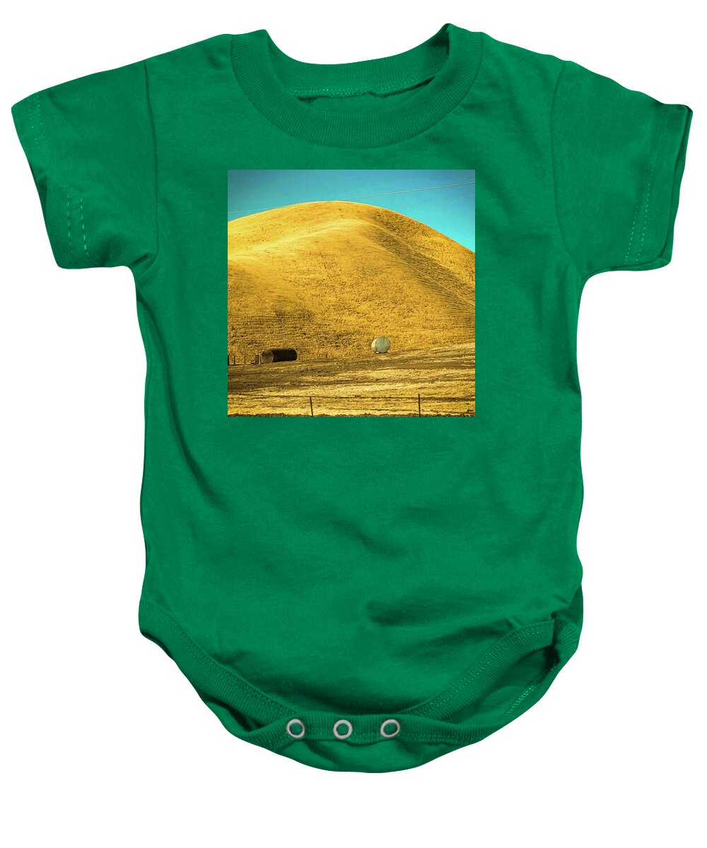 Hils Baby Onesie featuring the photograph Rolling Hills by Grey Coopre