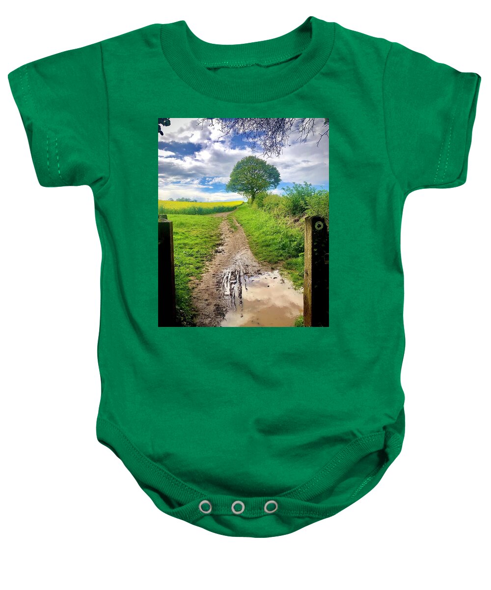 Season Baby Onesie featuring the photograph The Season Tree in May by Gordon James