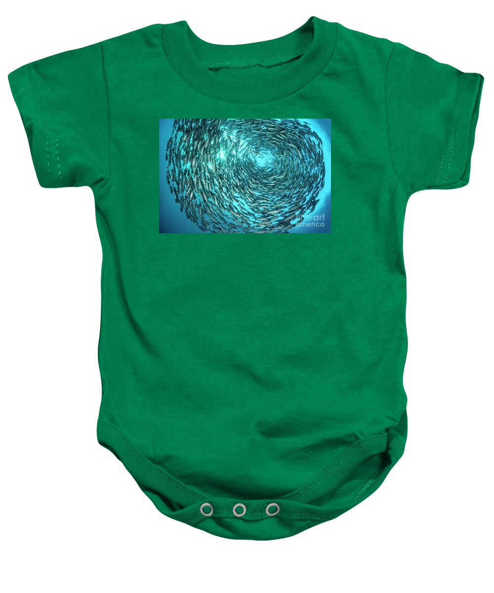 Large Baby Onesie featuring the photograph Traffic Circle by Norbert Probst