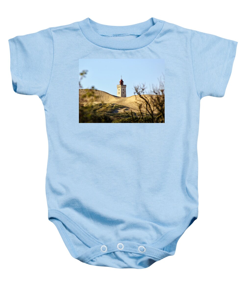 Sky Baby Onesie featuring the photograph Lighthouse #1 by Mike Santis