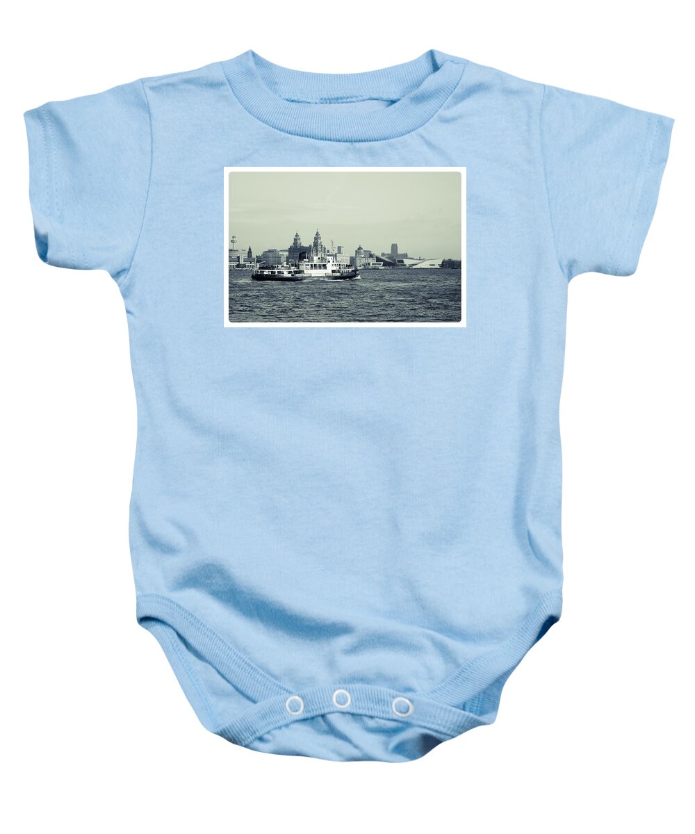 Liverpool Museum Baby Onesie featuring the photograph Mersey Ferry by Spikey Mouse Photography