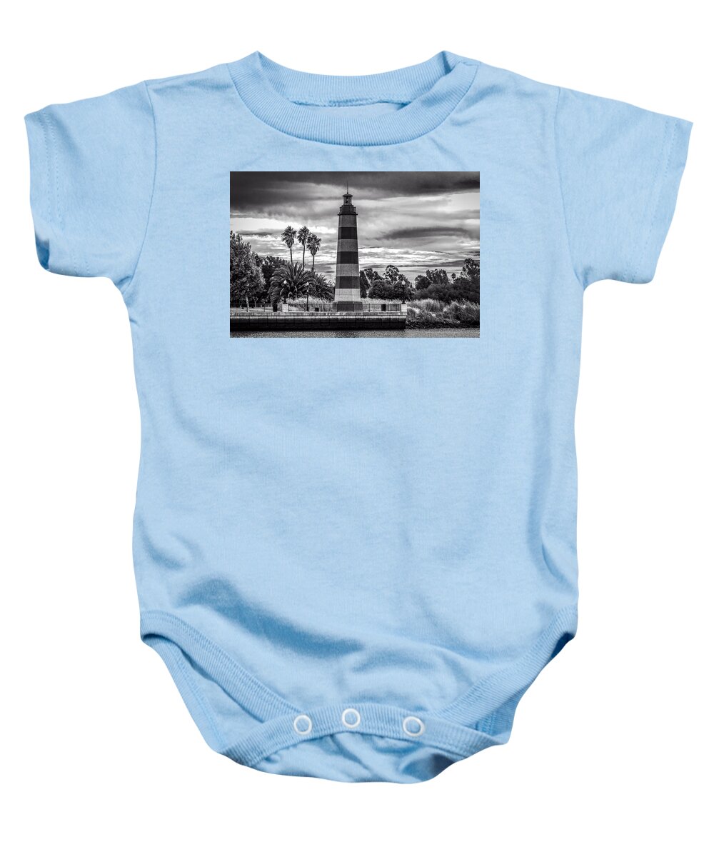 Landscape Baby Onesie featuring the photograph Suisun Lighthouse #2 by Bruce Bottomley