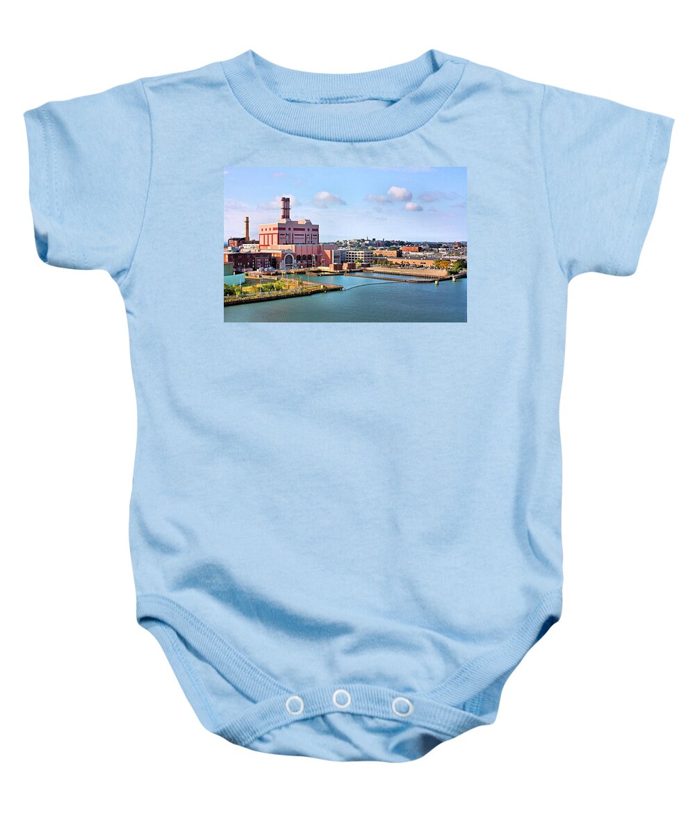 Boston Baby Onesie featuring the photograph Boston Harbor #2 by Kristin Elmquist