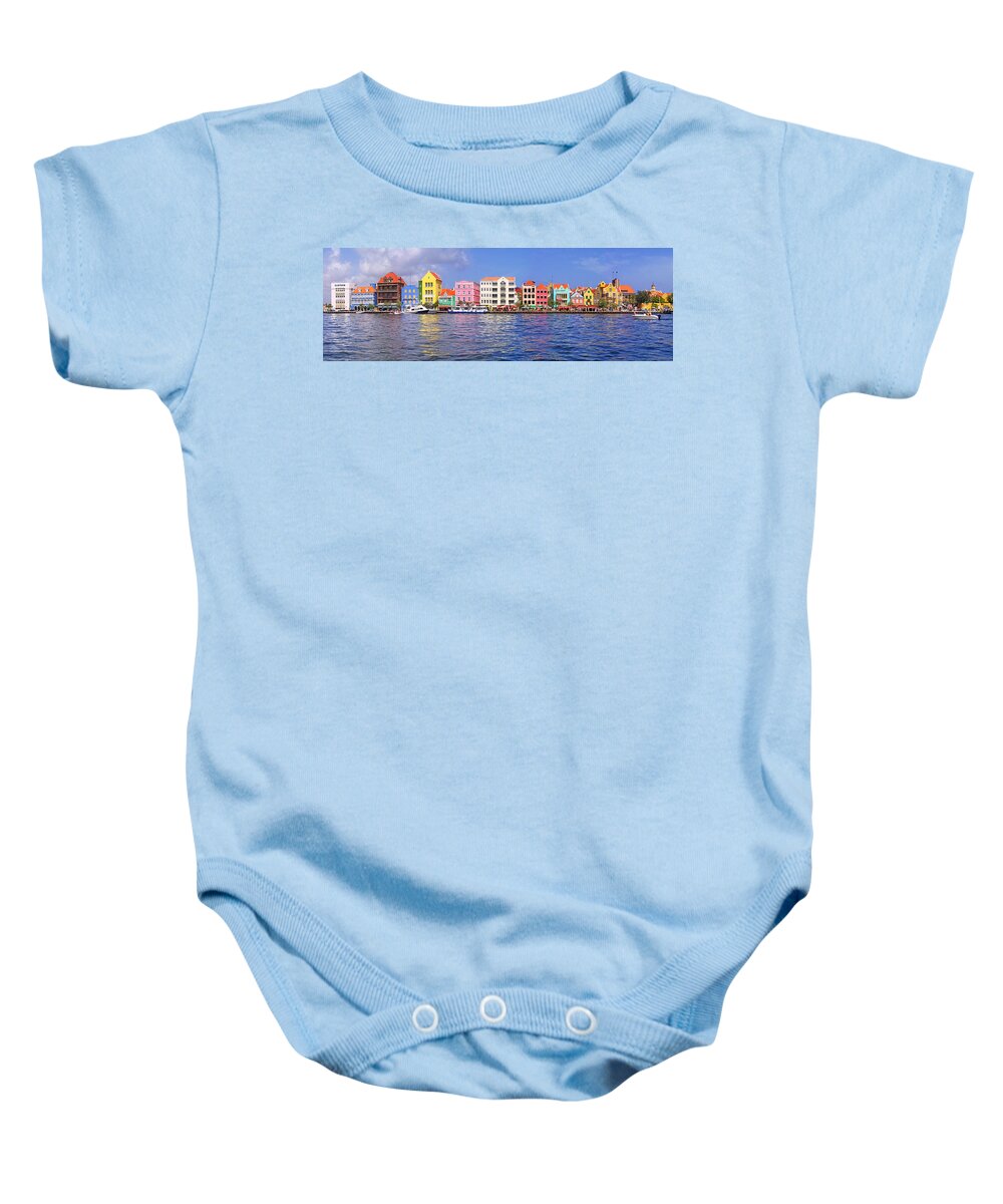 Photography Baby Onesie featuring the photograph Buildings At The Waterfront #4 by Panoramic Images