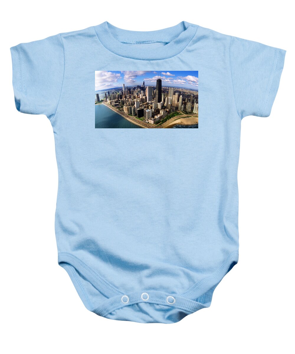 Photography Baby Onesie featuring the photograph Chicago Il #7 by Panoramic Images