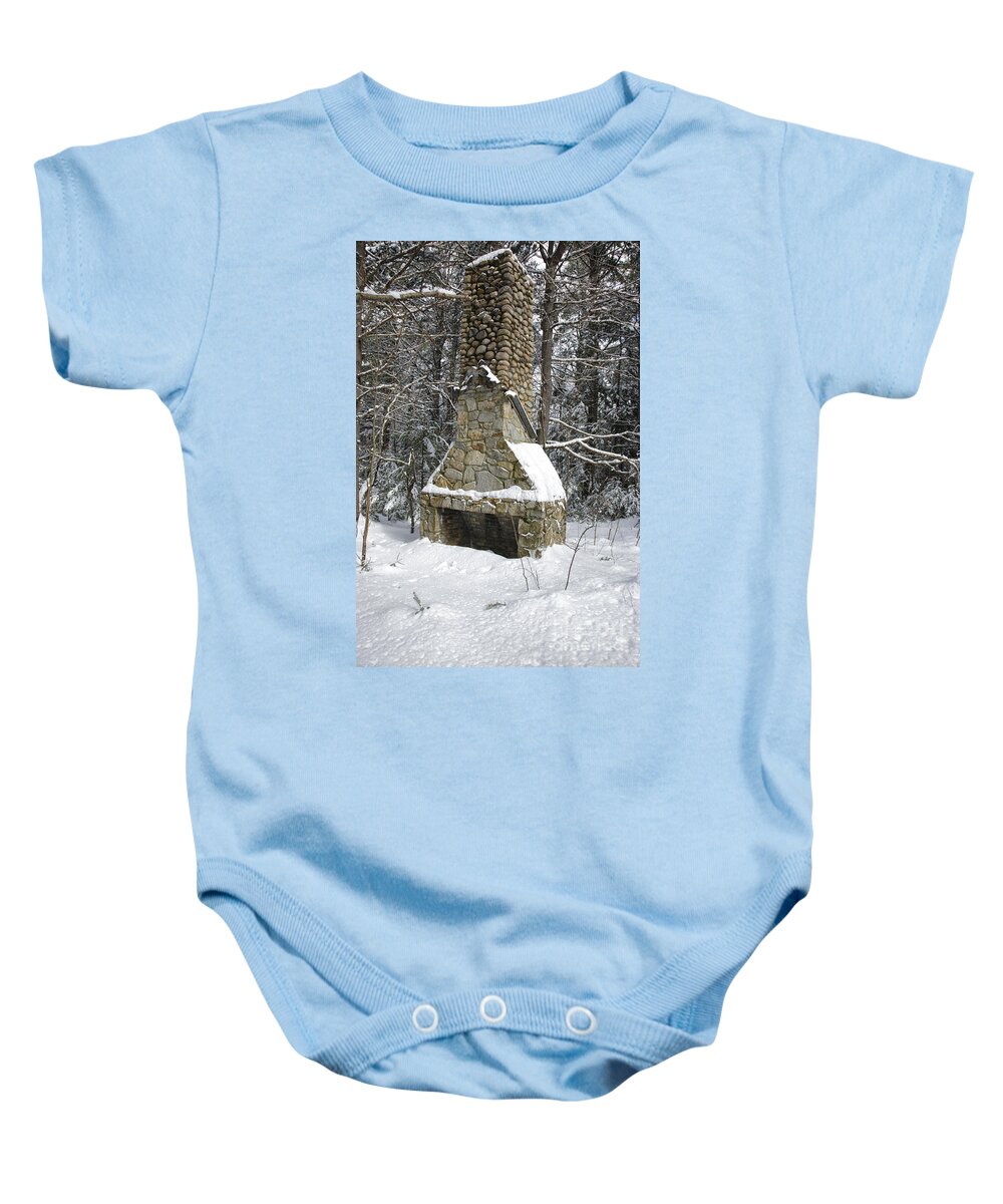 20th Century Baby Onesie featuring the photograph Abandoned Passaconaway Settlement - Albany New Hampshire USA by Erin Paul Donovan