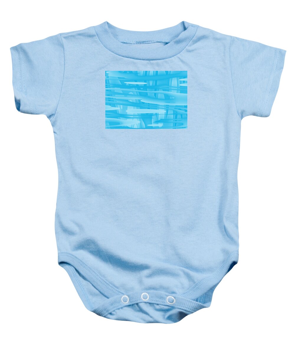 Chaos Baby Onesie featuring the digital art Adtrahendo by Jeff Iverson