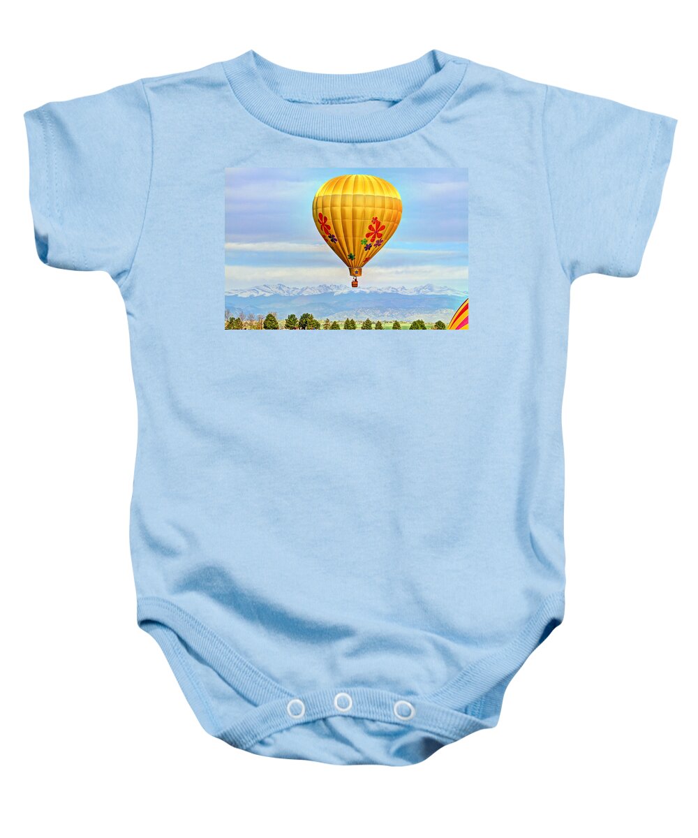 Colorado Baby Onesie featuring the photograph BaloonFest5 by Scott Mahon