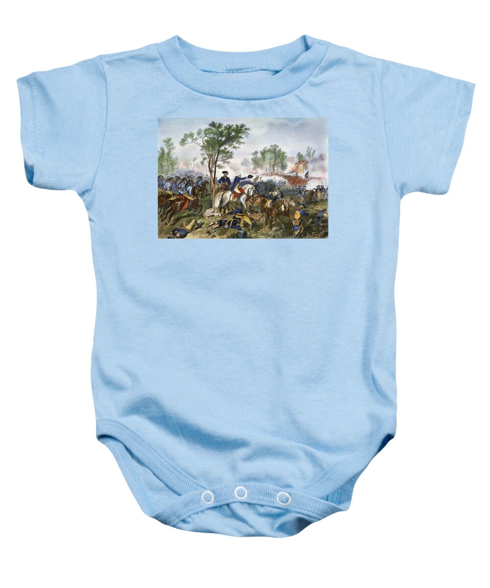 1781 Baby Onesie featuring the drawing Battle Of Eutaw Springs by Granger