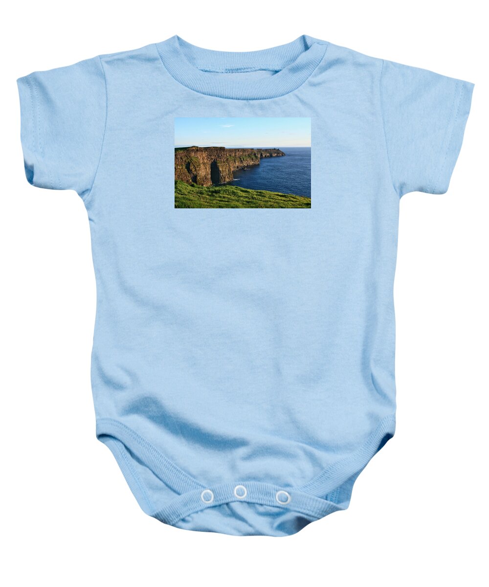 Ireland Baby Onesie featuring the photograph Cliffs of Moher, County Clare, Ireland by Aidan Moran