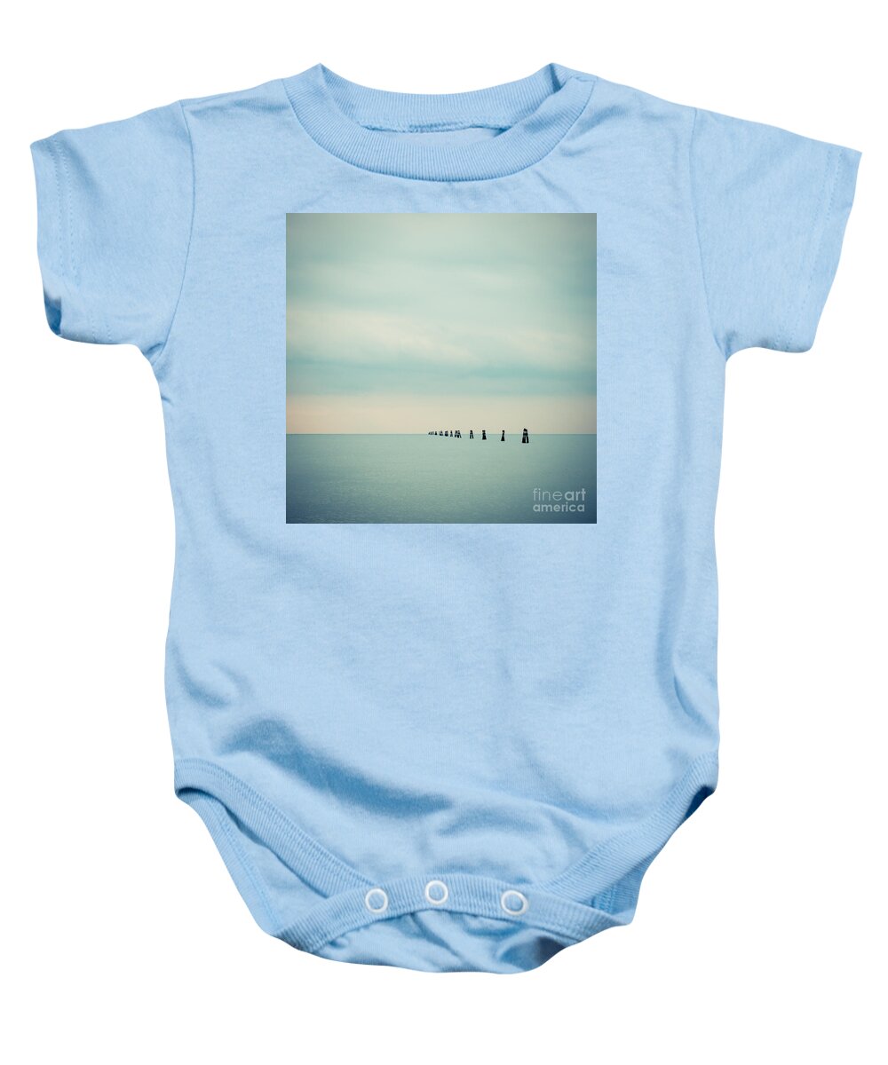 1x1 Baby Onesie featuring the photograph Dolphin by Hannes Cmarits