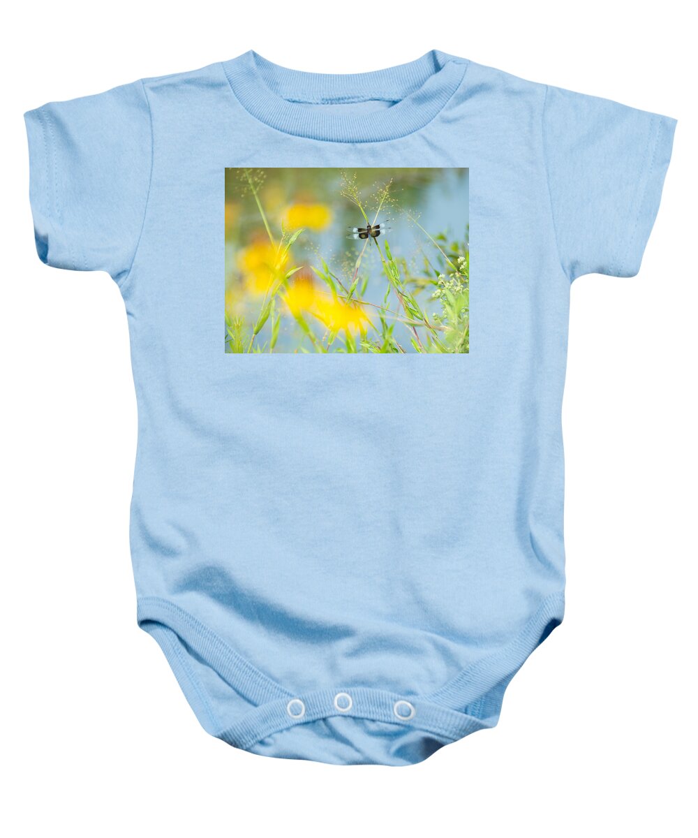 Dragonfly Baby Onesie featuring the photograph Dragonfly Beauty by Stacy Abbott