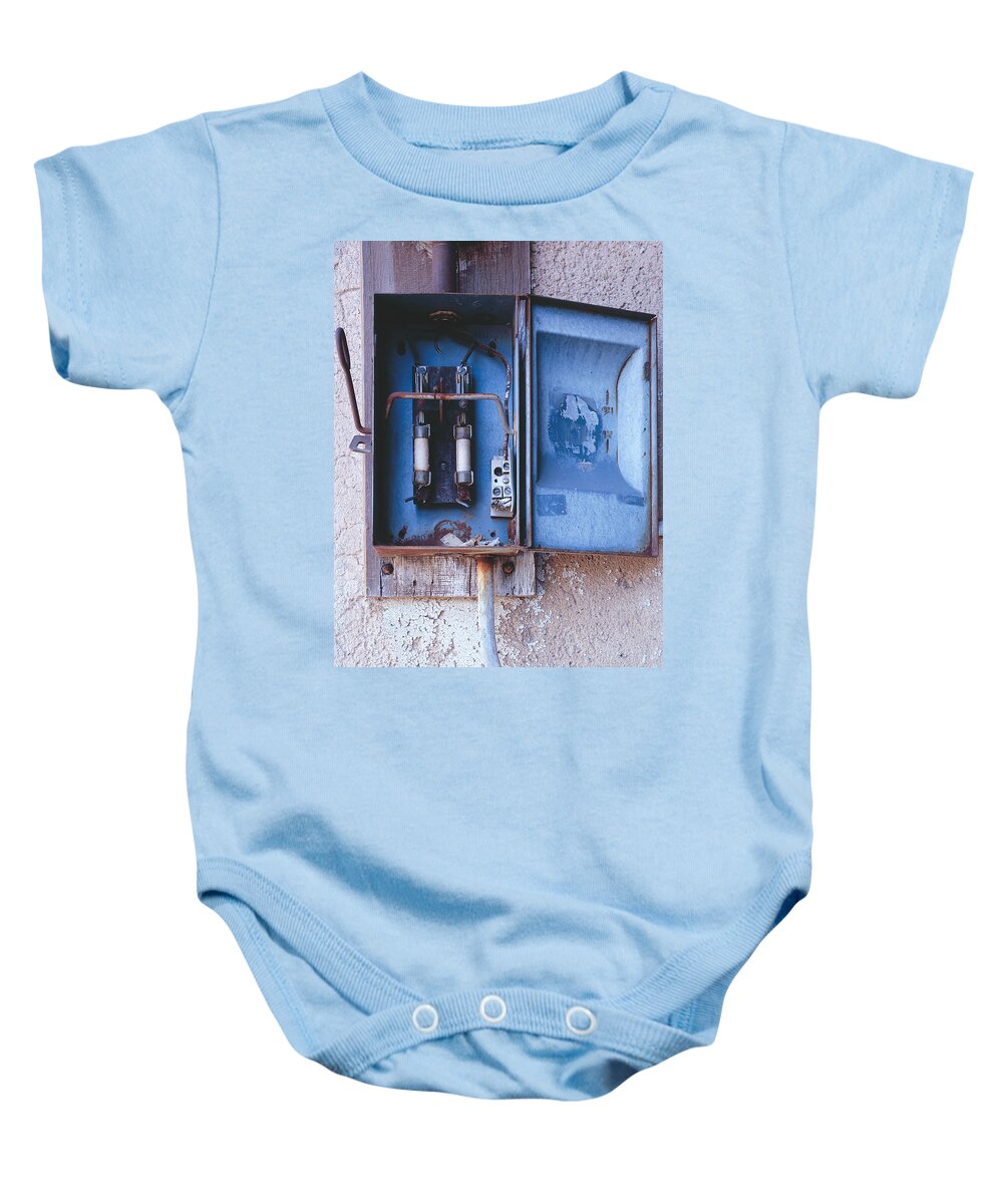 United States Baby Onesie featuring the photograph Electrical Box by Richard Gehlbach