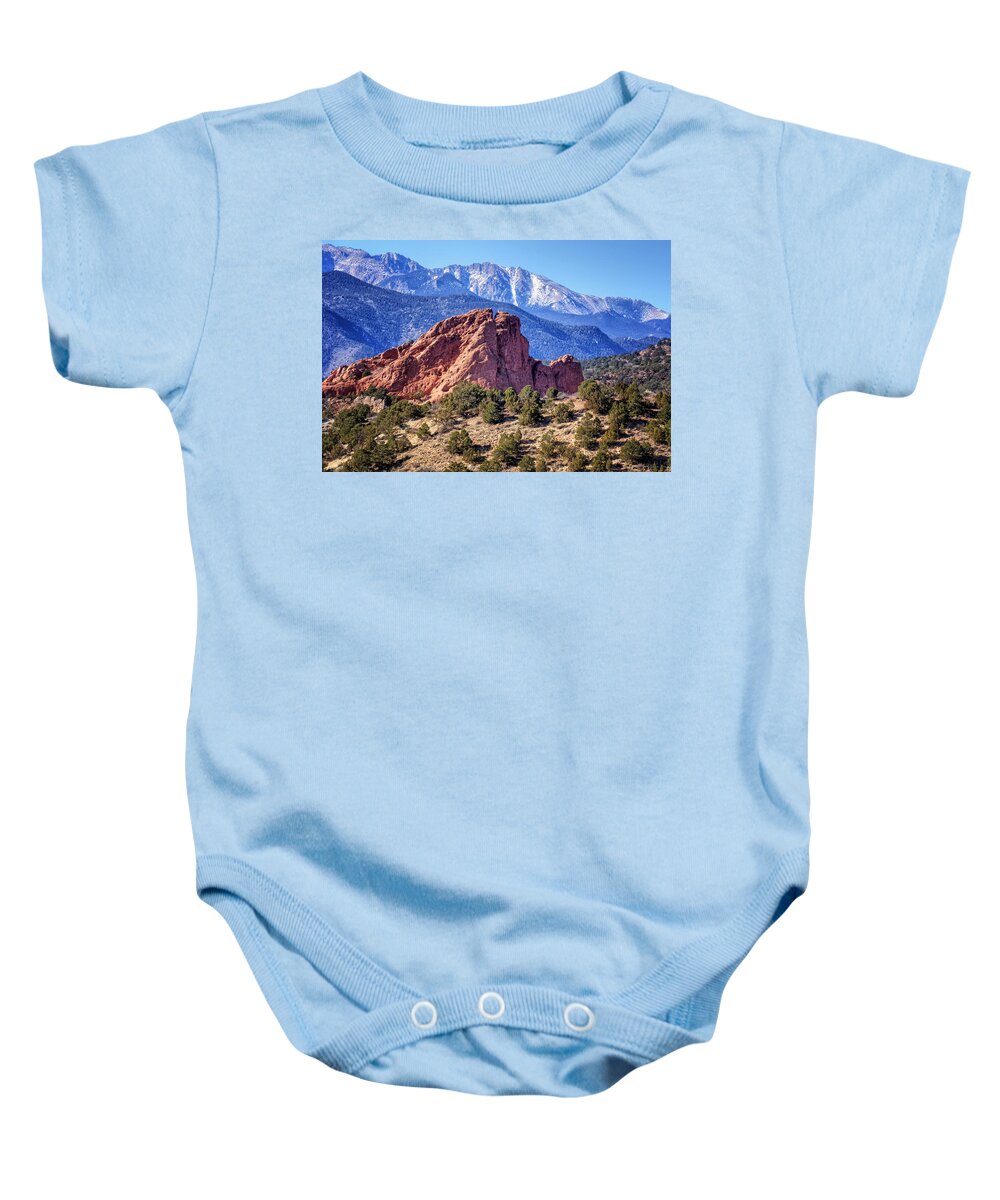 Colorado Baby Onesie featuring the photograph Front Yard #2 by Nikolyn McDonald
