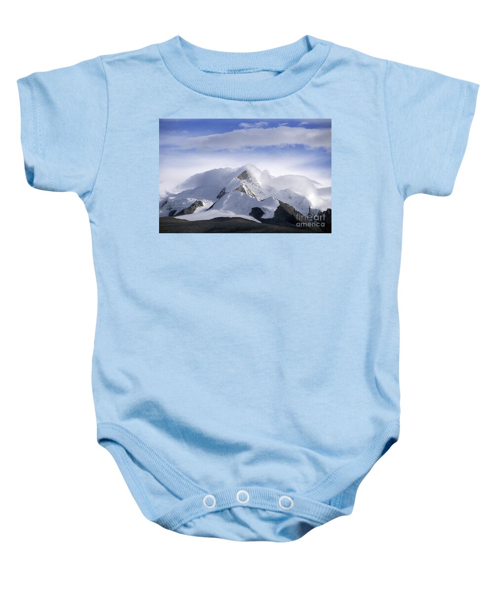 Landscape Baby Onesie featuring the photograph Himalayan Peak - Tibet by Craig Lovell
