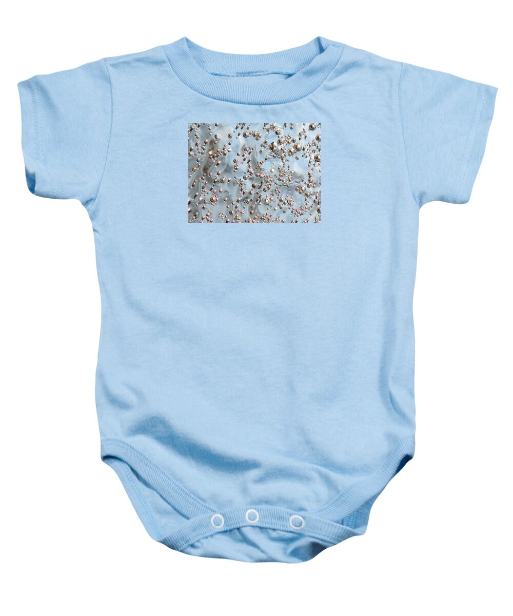 Ice Baby Onesie featuring the photograph Ice Pearls by Angela Davies