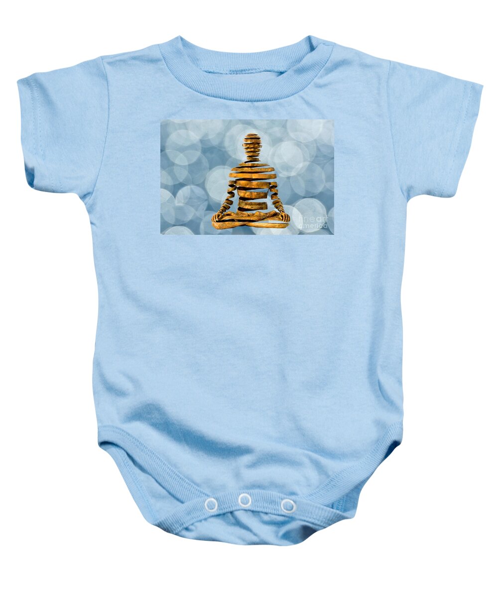 Buddha Baby Onesie featuring the photograph Inner Peace by Andrea Kollo