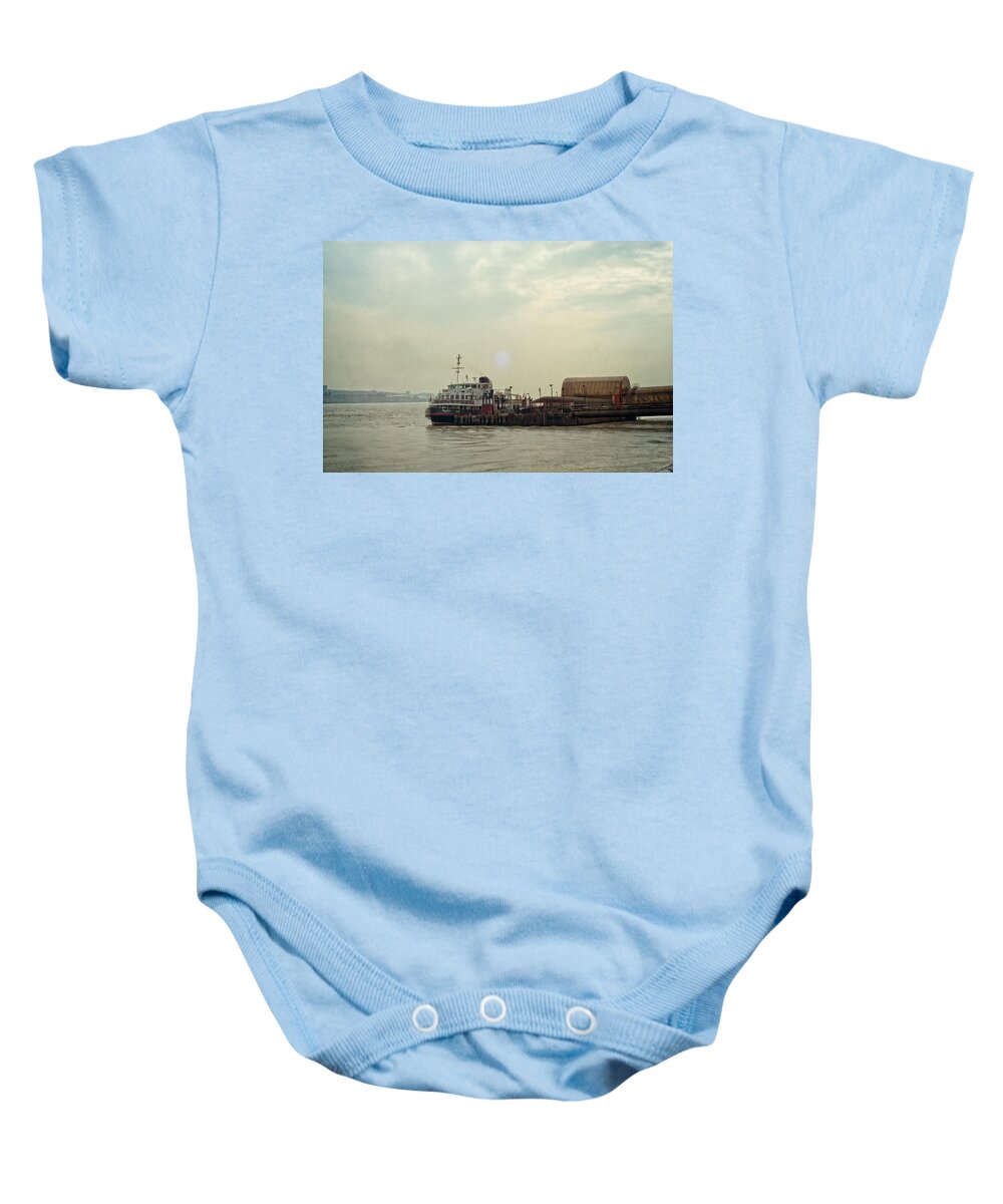 Mersey Baby Onesie featuring the photograph Mersey Ferry by Spikey Mouse Photography