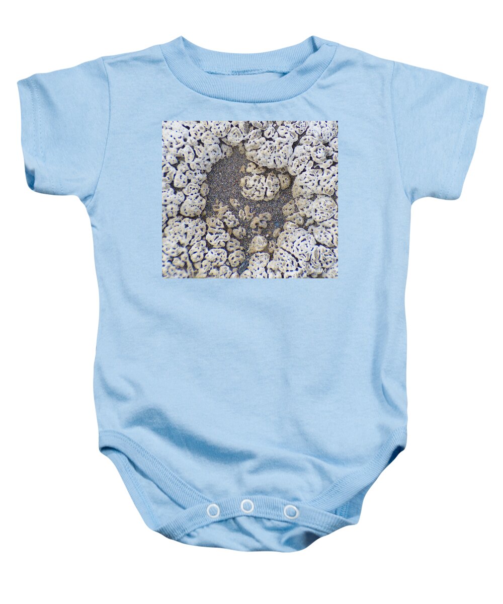 Lake Tahoe Photographs Baby Onesie featuring the photograph Moon rock by Mayhem Mediums