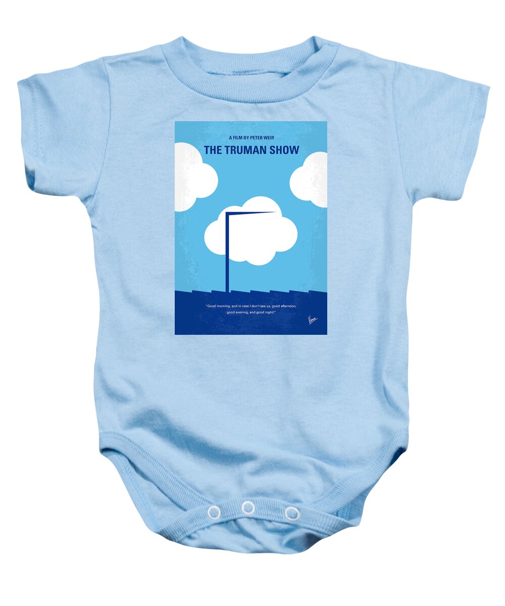 No234 My Truman show minimal movie poster Onesie by Chungkong Art - Pixels