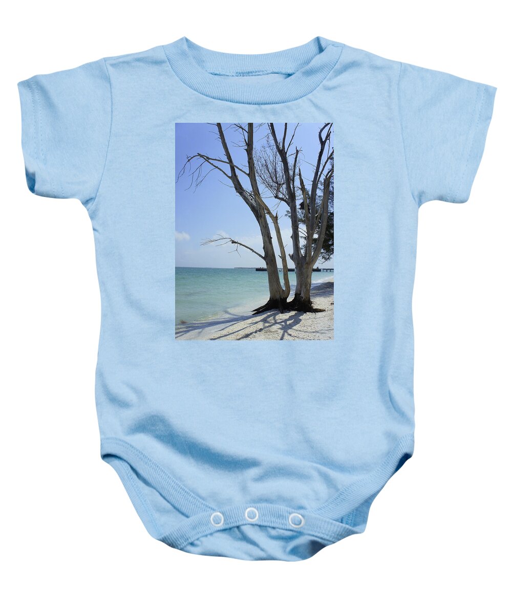 Boca Grande Baby Onesie featuring the photograph Old Tree by Laurie Perry