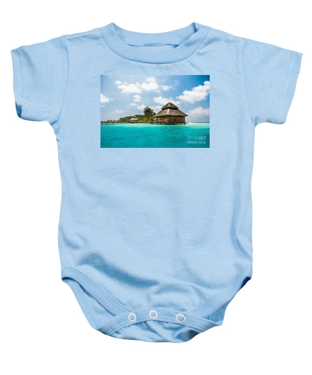 Amazing Baby Onesie featuring the photograph Rannaalhi by Hannes Cmarits