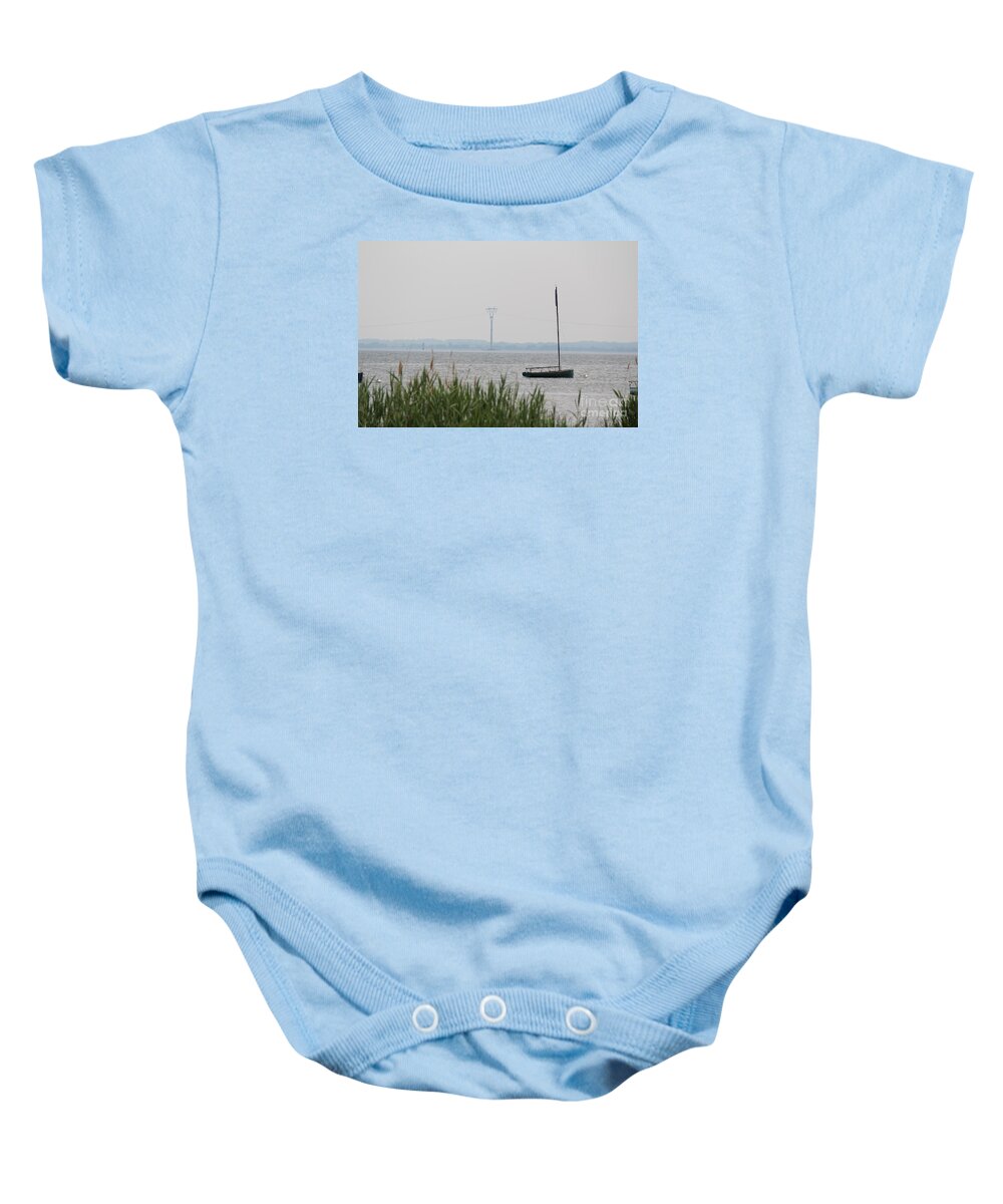 Sailboat Baby Onesie featuring the photograph Sailboat by David Jackson