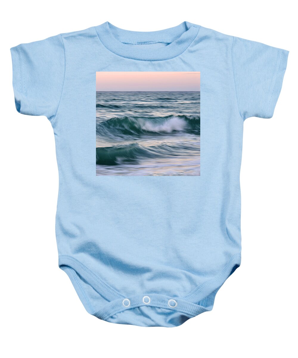 Ocean Baby Onesie featuring the photograph Salt Life Square by Laura Fasulo