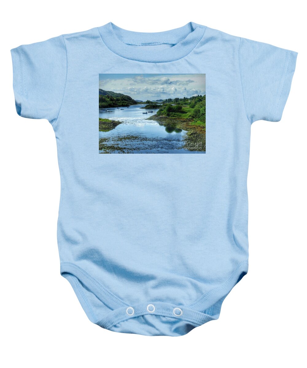 Seil Island Baby Onesie featuring the photograph Seil Island of The Atlantic by Joan-Violet Stretch