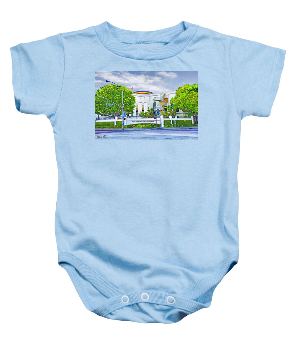 Wizard Of Oz Baby Onesie featuring the photograph Sony Studios by Chuck Staley