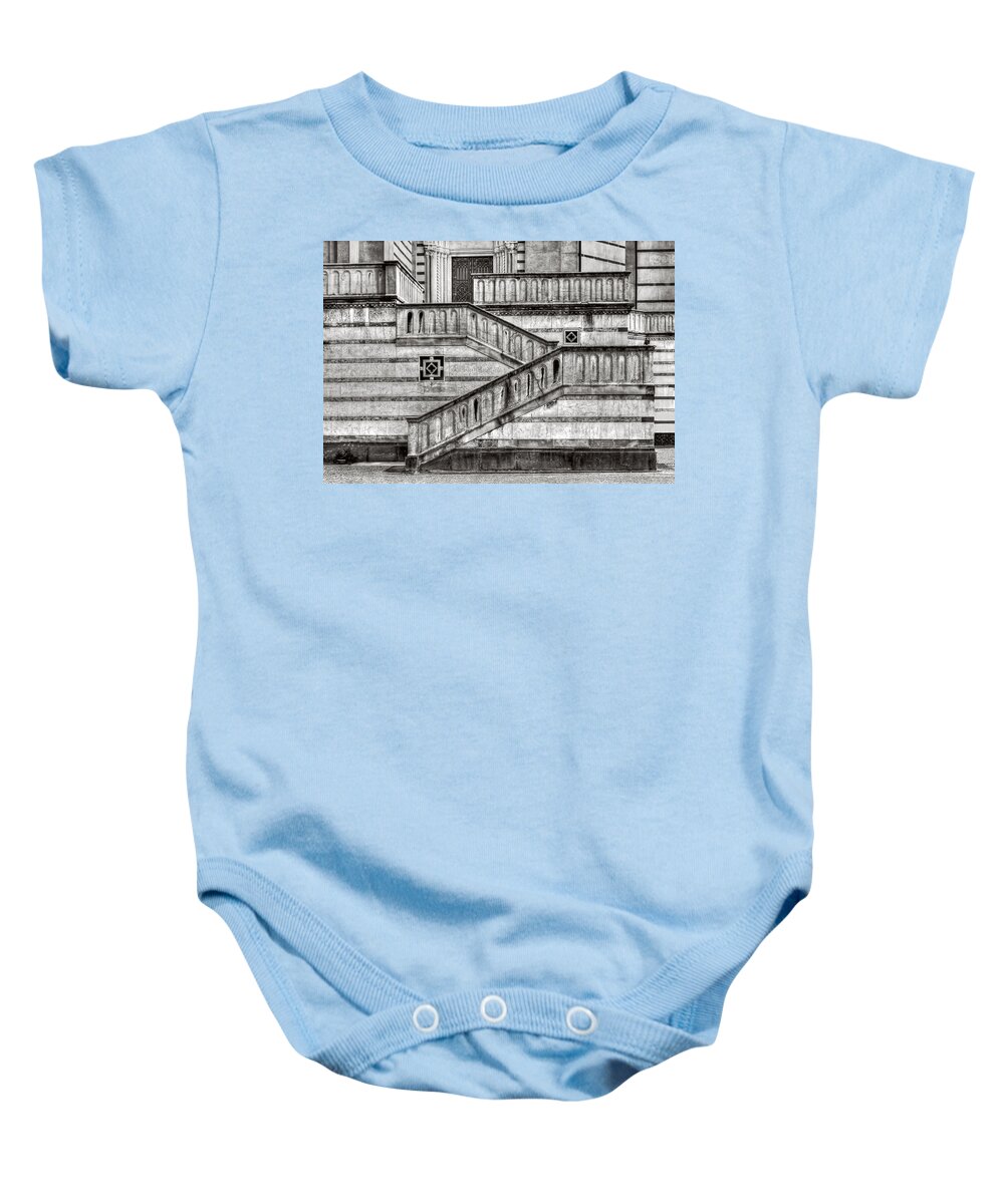 Neatimage Baby Onesie featuring the photograph Staircase and stripes by Roberto Pagani