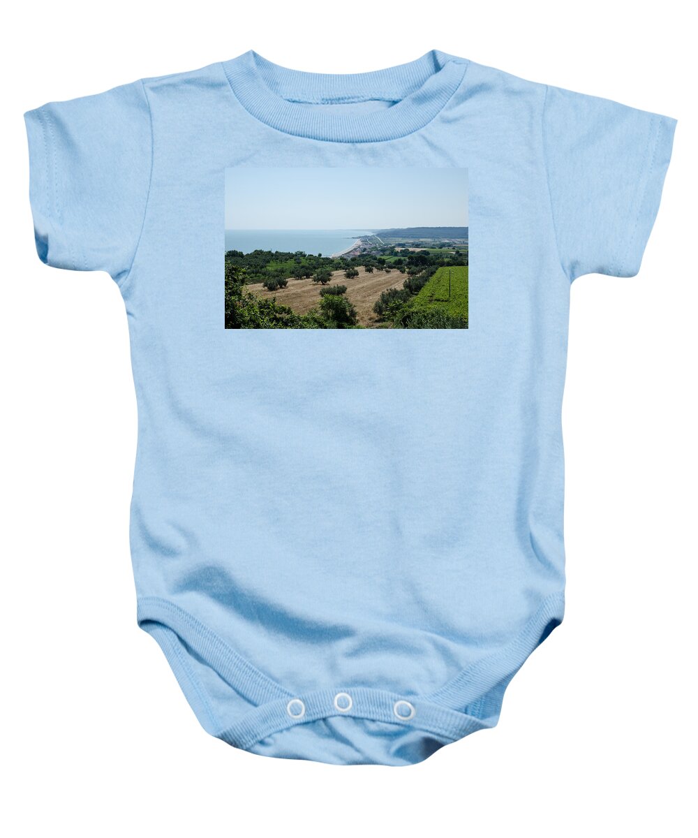 Landscape Baby Onesie featuring the photograph Summer in Italy by AM FineArtPrints