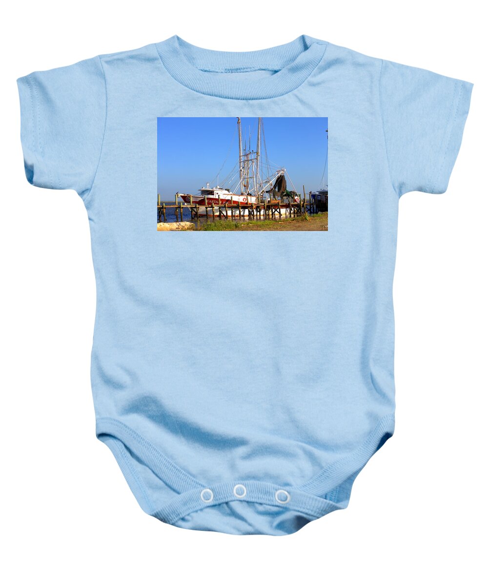 5660 Baby Onesie featuring the photograph The Captain HW by Gordon Elwell