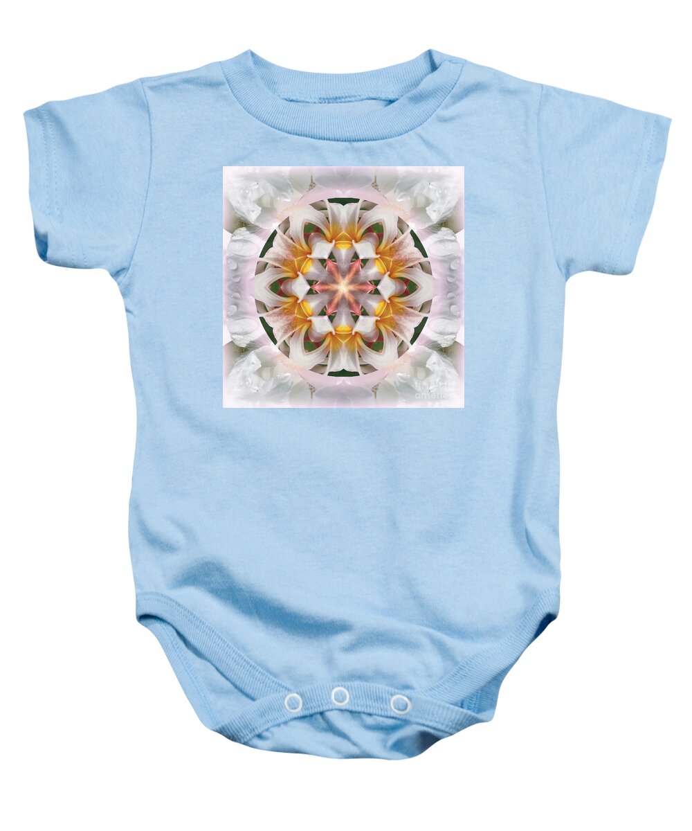 Mandala Baby Onesie featuring the photograph The Heart Knows by Alicia Kent