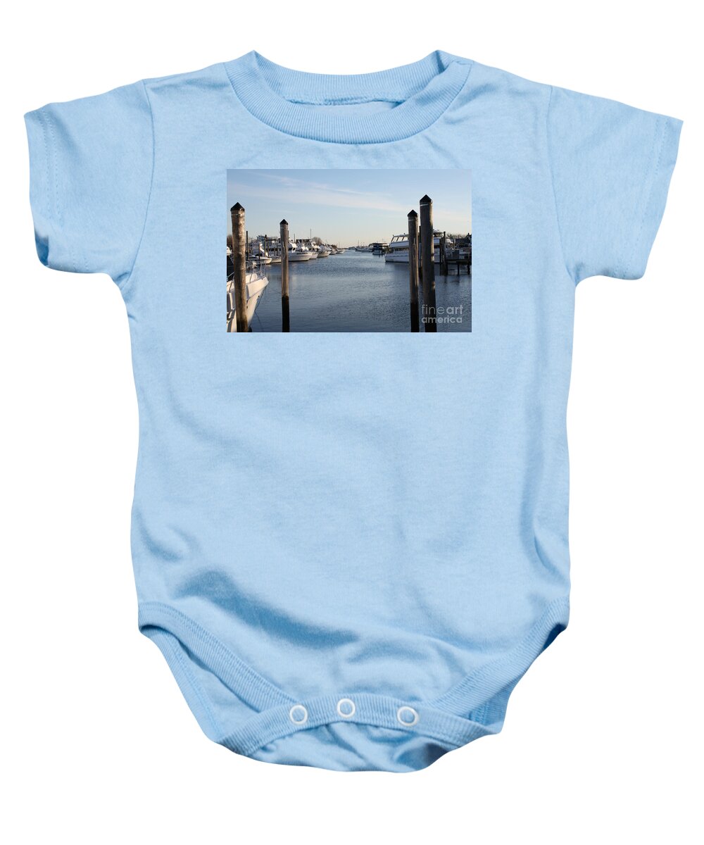 The Nautical Mile Baby Onesie featuring the photograph The Nautical Mile by John Telfer