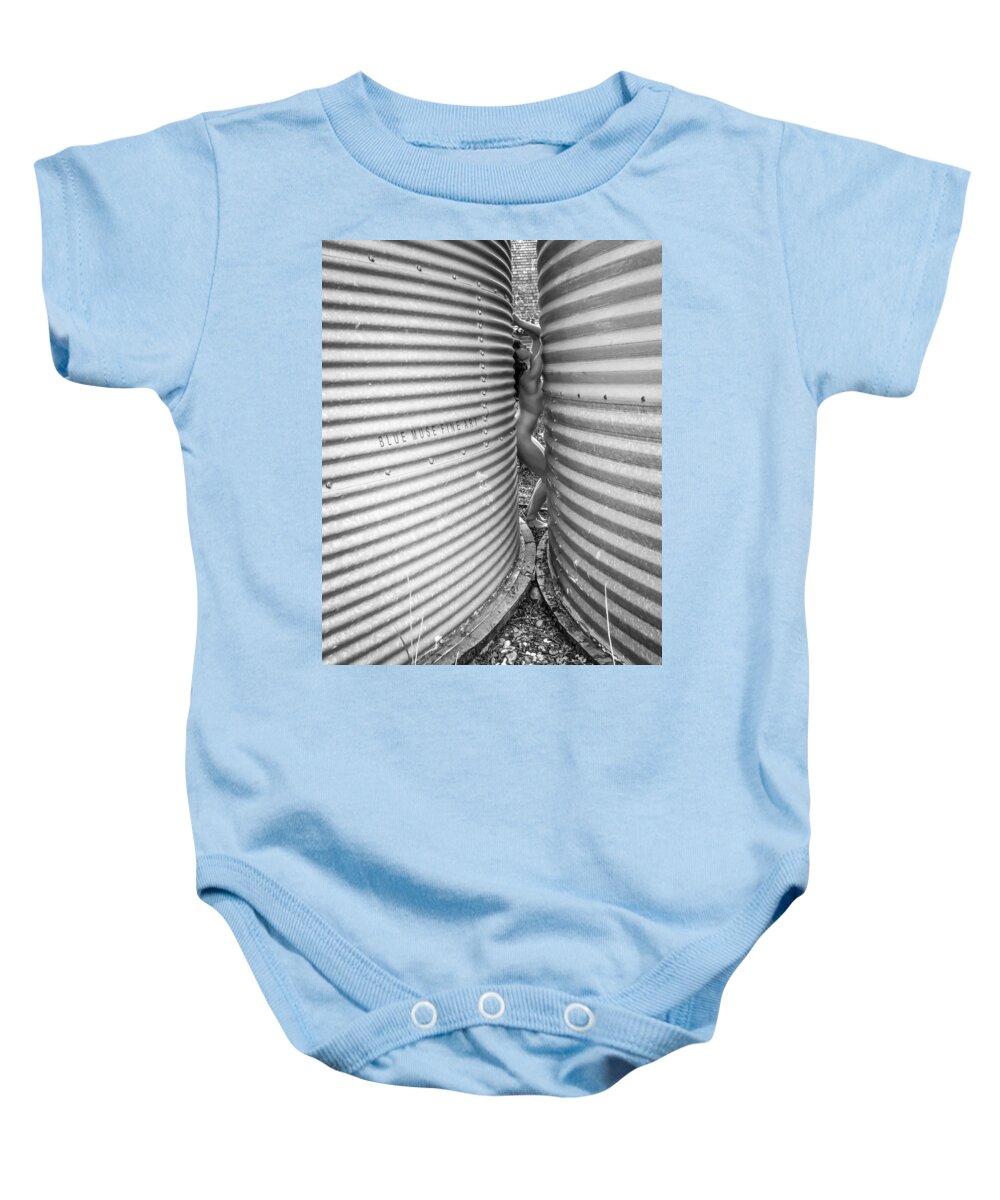 Blue Muse Fine Art Baby Onesie featuring the photograph Tight Spot by Blue Muse Fine Art
