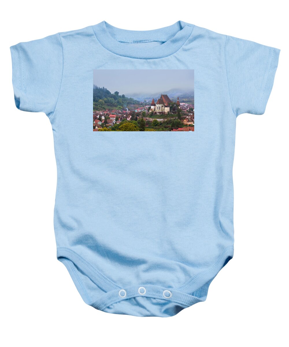 Architecture Baby Onesie featuring the photograph Transylvania by Mircea Costina Photography