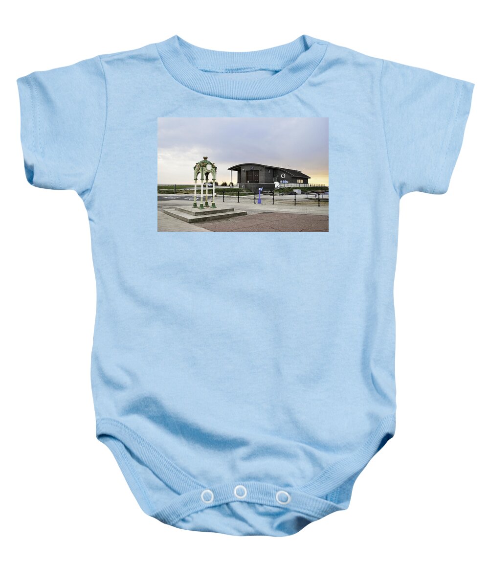 England Baby Onesie featuring the photograph Victorian Water Fountain by Spikey Mouse Photography