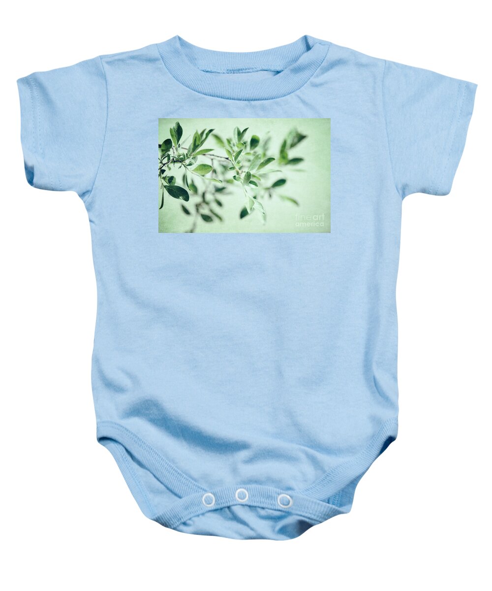 Foliage Baby Onesie featuring the photograph Whispers by Priska Wettstein