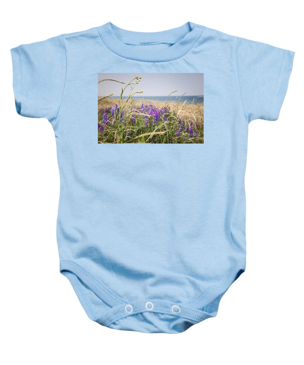 Wildflowers Baby Onesie featuring the photograph Wildflowers on Prince Edward Island by Elena Elisseeva