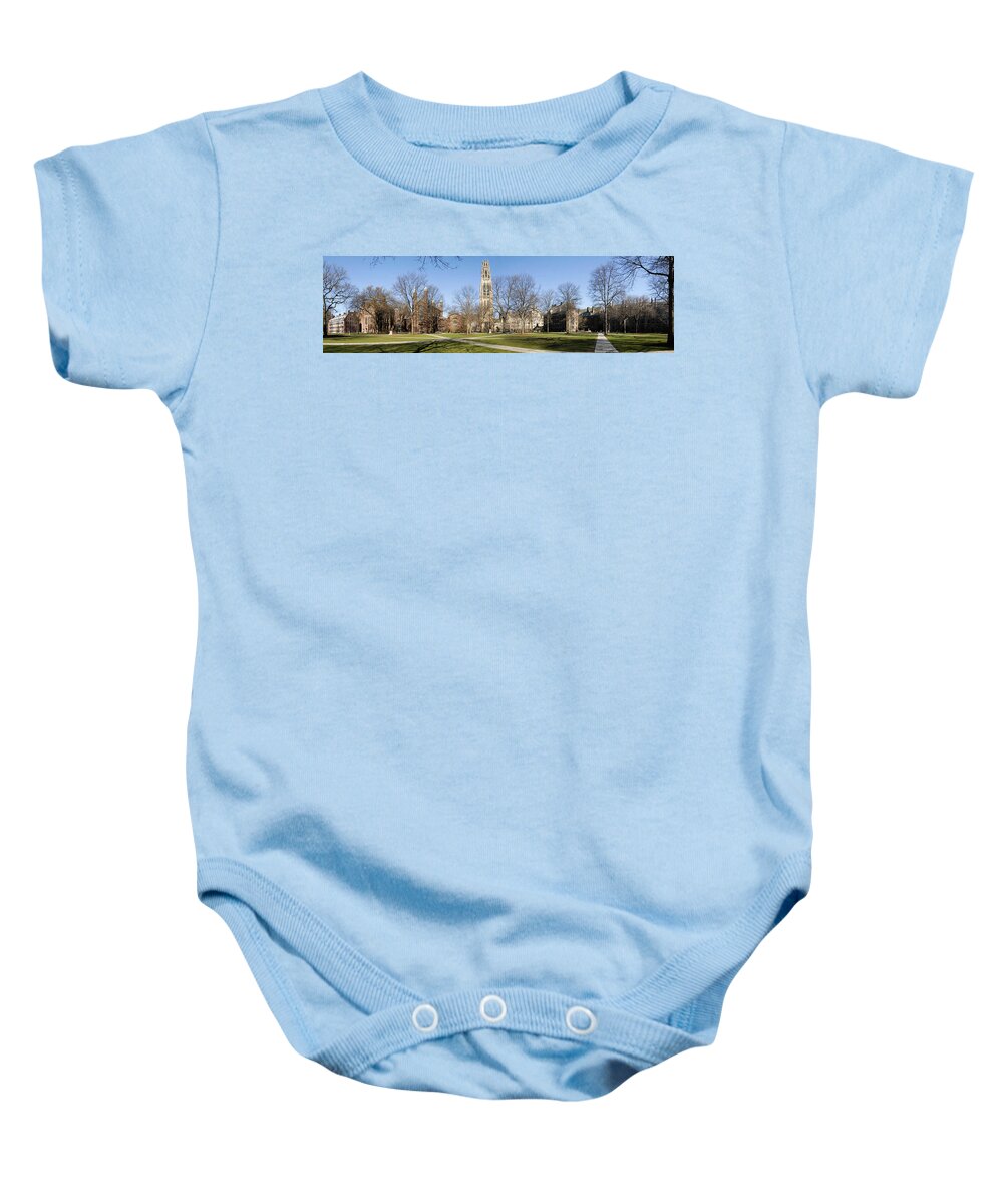 Yale Baby Onesie featuring the photograph Yale University by Georgia Clare