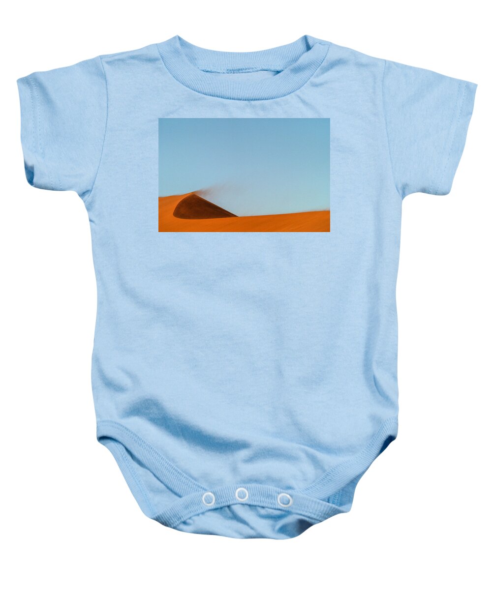 Africa Baby Onesie featuring the photograph Amber dust by Alistair Lyne