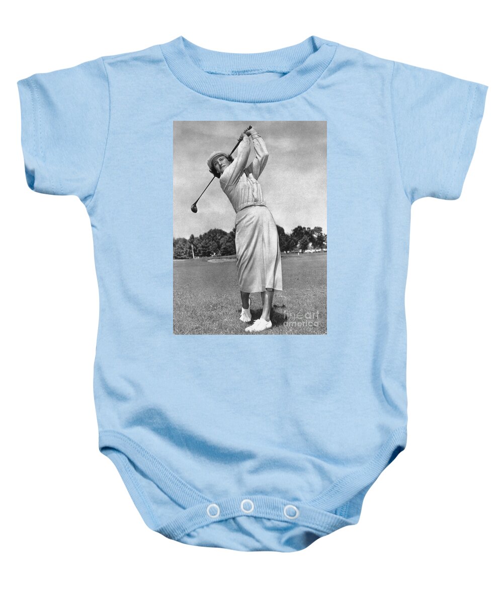 1950 Baby Onesie featuring the photograph Babe Didrikson Zaharias by Granger