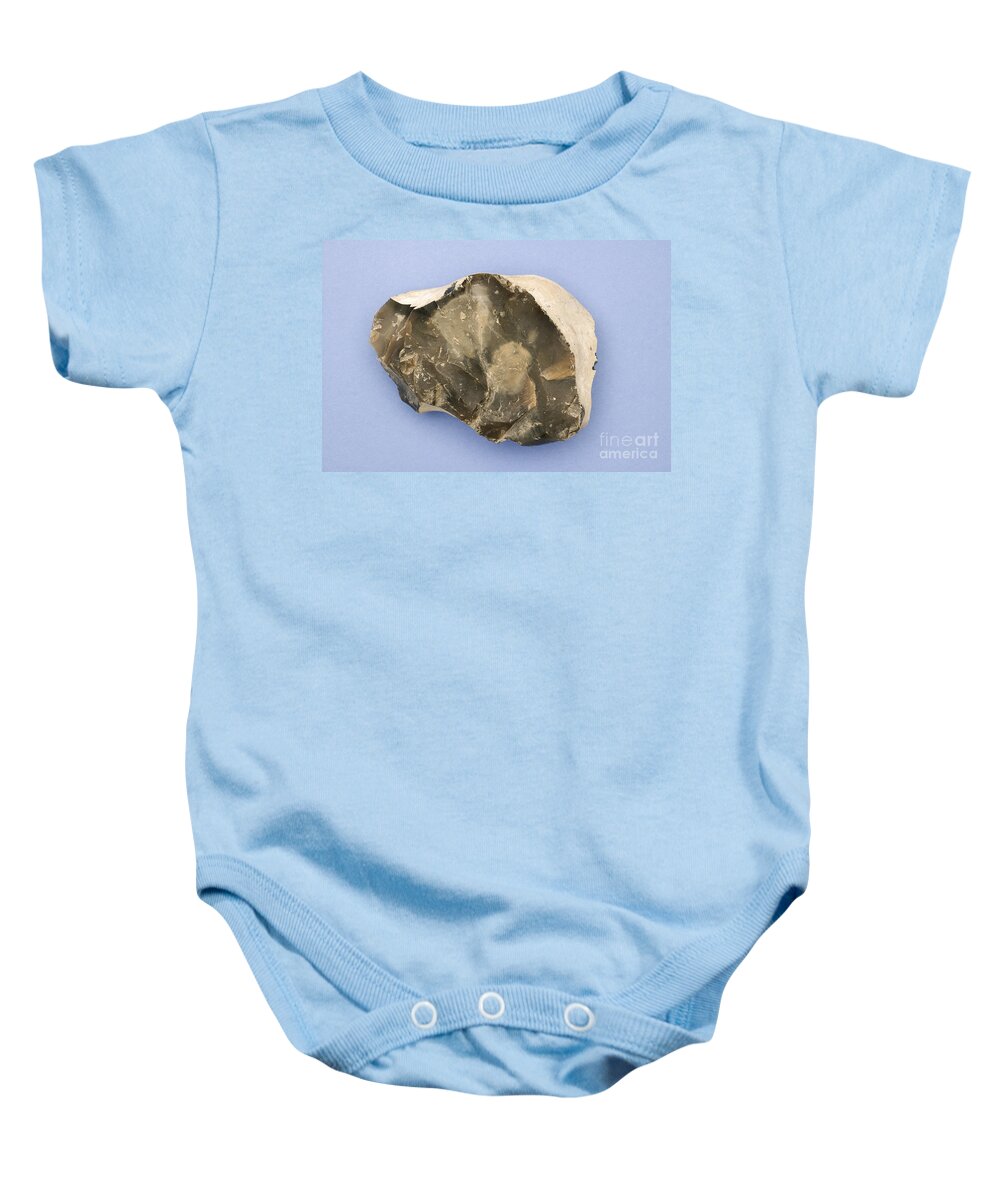 Geology Baby Onesie featuring the Flint by Ted Kinsman