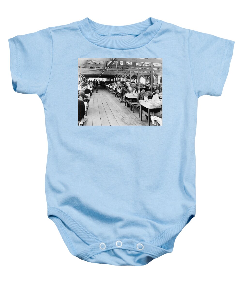 1920s Baby Onesie featuring the photograph Hollywood Studio, 1923 by Granger
