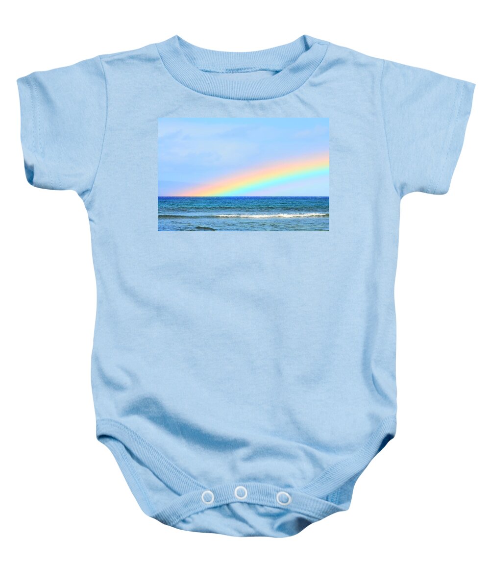 Rainbow Baby Onesie featuring the photograph Pastel Rainbow by Richard Omura