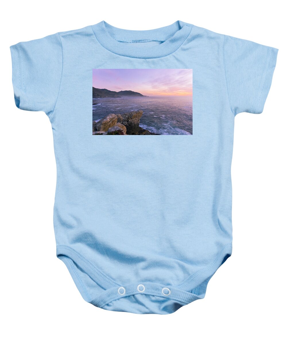Big Sur Baby Onesie featuring the photograph Winter Color In Big Sur by Priya Ghose